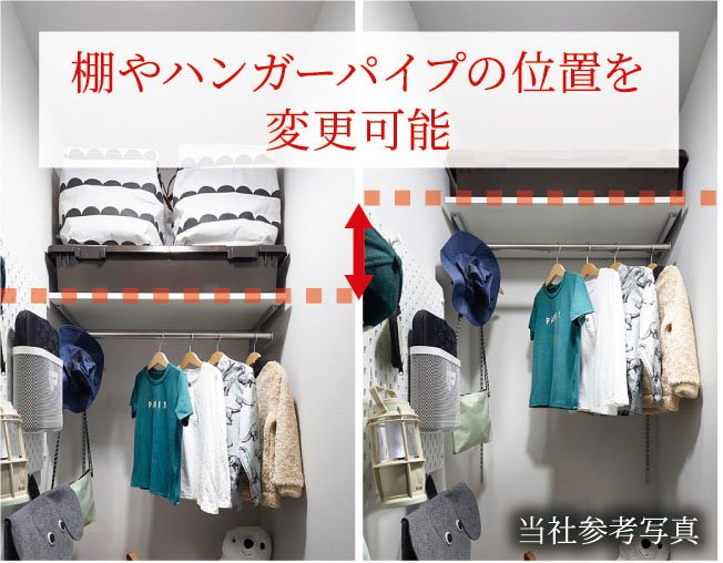 フレックスウォークインクロゼット