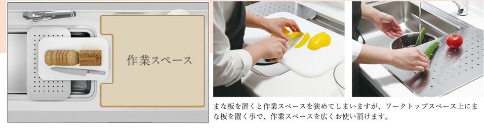 ワークトップスペース