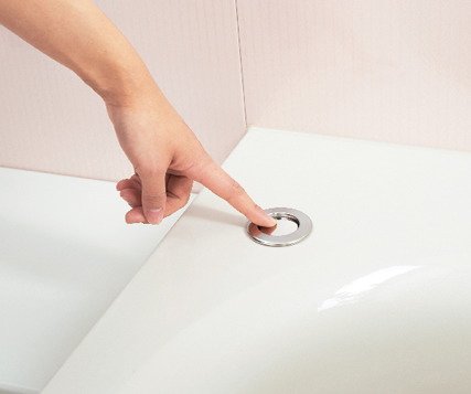 ワンプッシュ排水栓