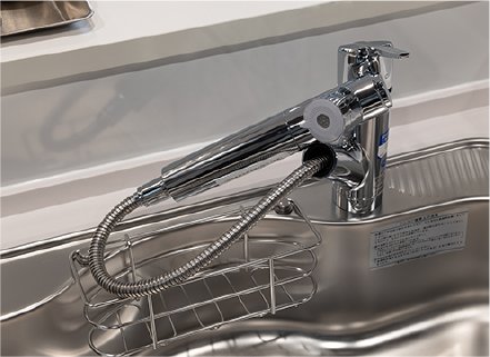 浄水機能付きハンドシャワー水栓