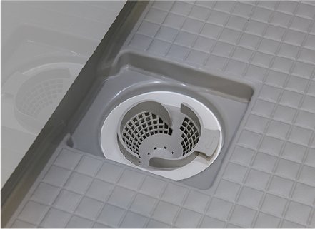 パッとくるりんポイ排水口