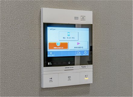 ハンズフリーテレビモニター付きインターホン