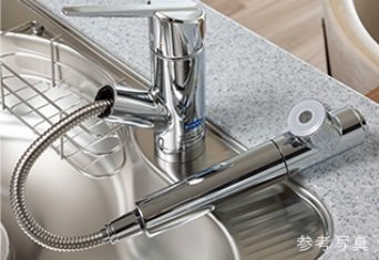 浄水器一体型シャワー水栓