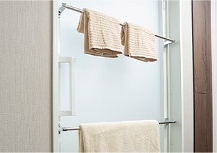 ドア外タオル掛け(2本)