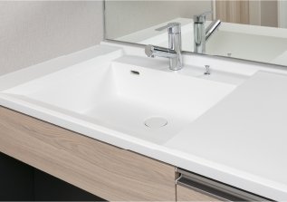 ボウル一体型洗面天板
