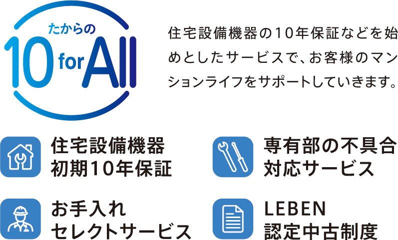 10年間の安心が続く「たからの10 for All」