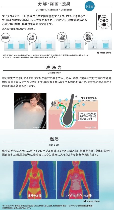 毎日の入浴にマイクロバブルの力を「たからのミラバス」