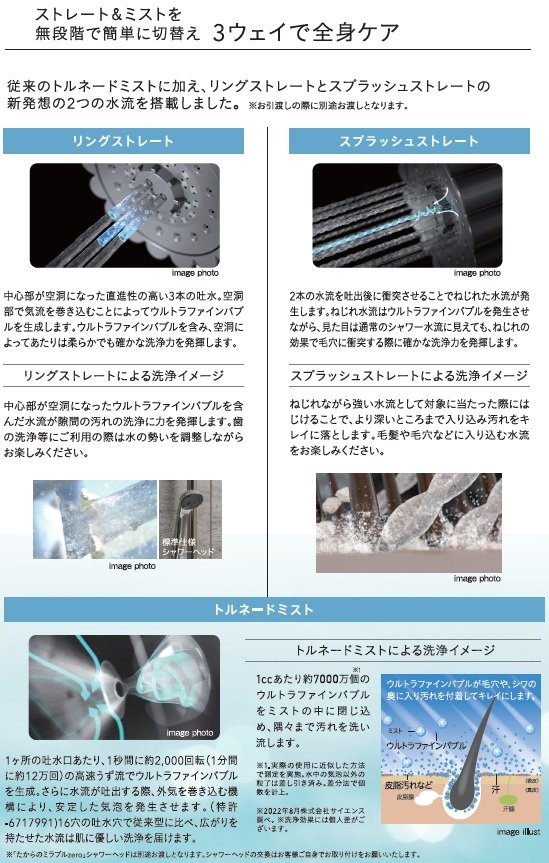 ウルトラファインバブルを含んだ水が肌や髪質を整える「たからのミラブルzero」