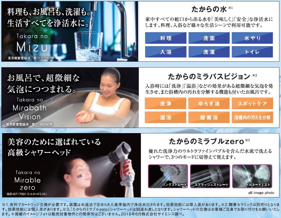 「水」へのこだわりが、暮らしを豊かにする。オリジナルのウォーターシステム。
