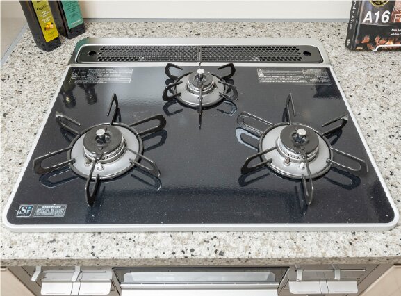 ハイパーガラスコートトップガスコンロ