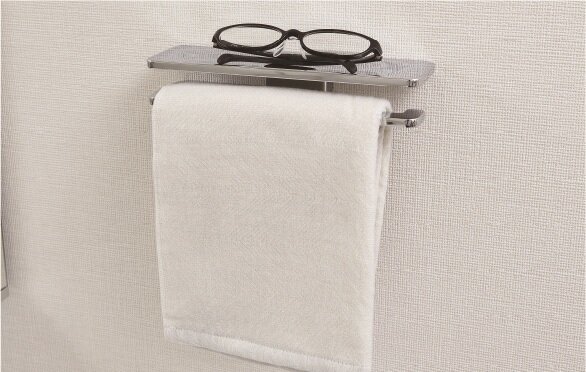 小物置付タオル掛け