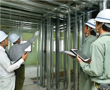 工事段階での工程内検査の実施