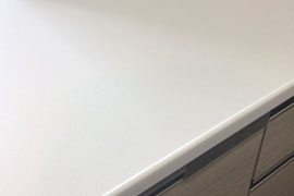 人造大理石製
カウンター一体型ワークトップ