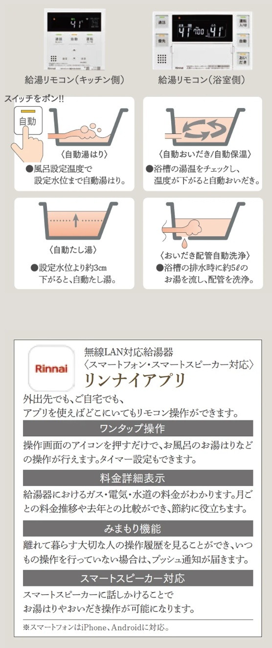 フルオート給湯