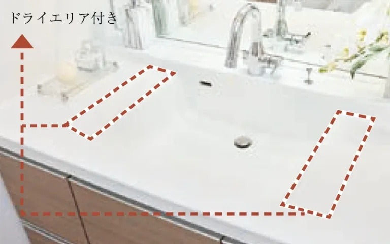 お手入れ簡単カウンター