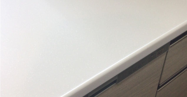 人造大理石一体型ワークトップ