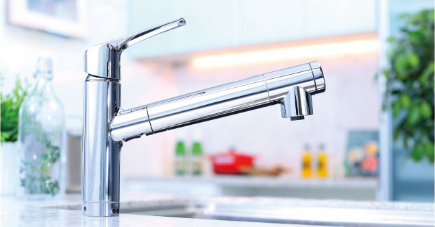 浄水器一体型シャワー水栓