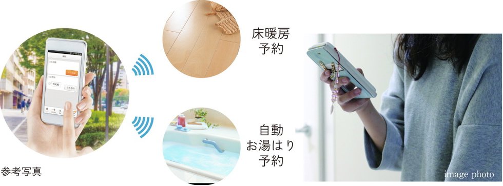 無線LAN機能付給湯リモコン