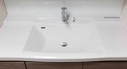 ボウル一体型カウンター