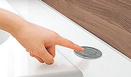 ワンプッシュ排水栓