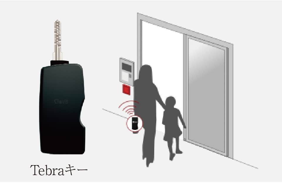 ハンズフリーでオートロックを解錠