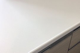 人造大理石製
カウンター一体型ワークトップ