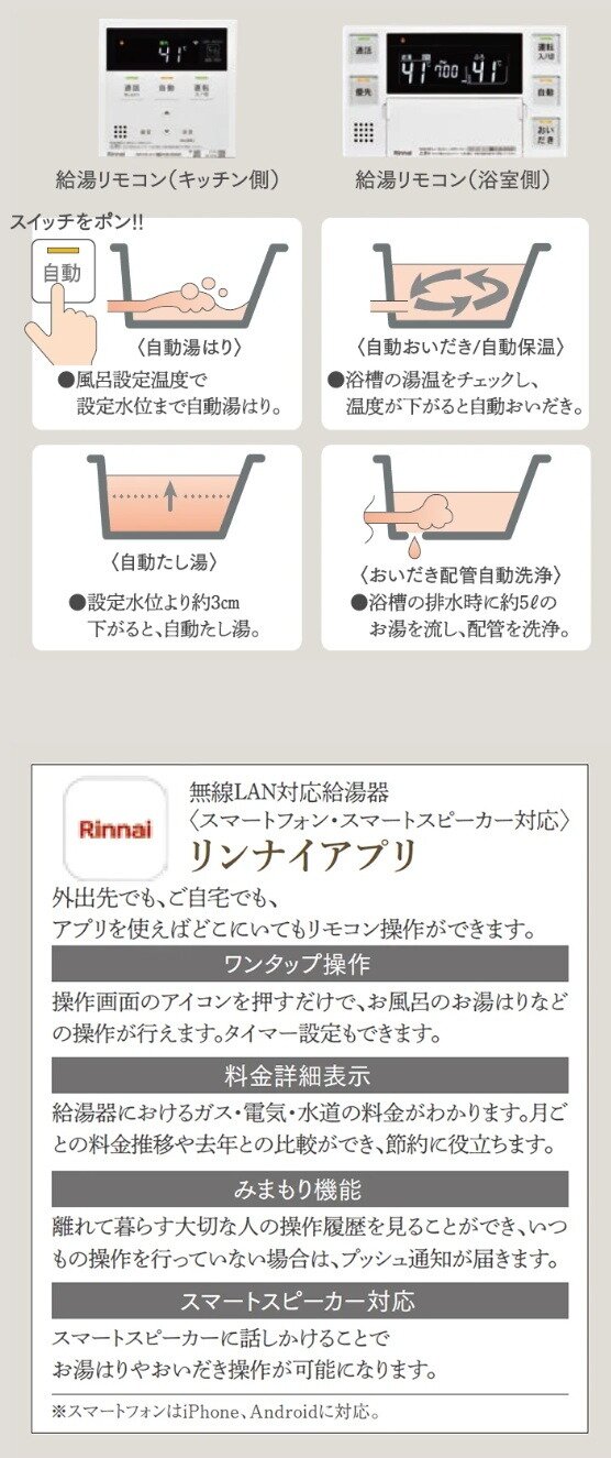 フルオート給湯