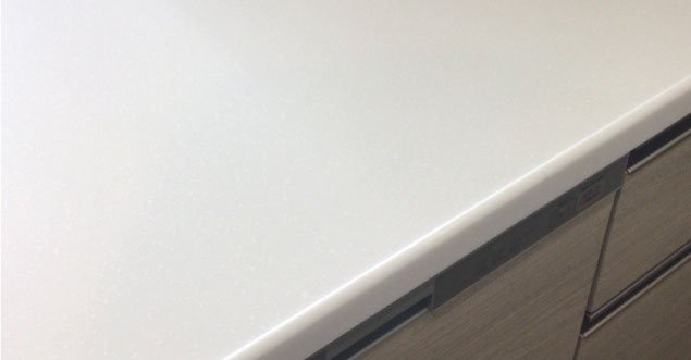 人造大理石一体型ワークトップ