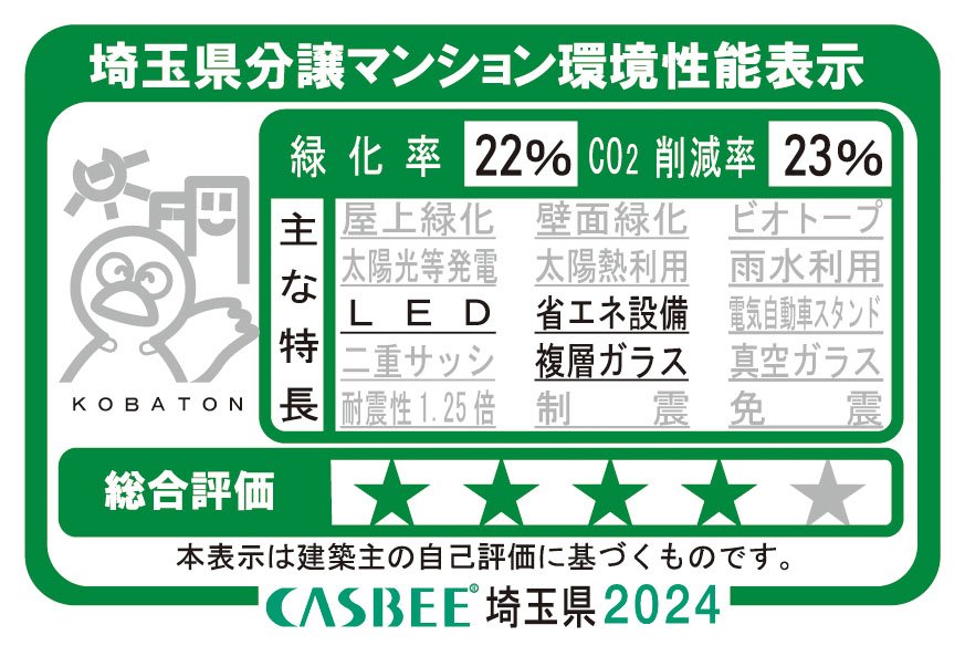 埼玉県分譲マンション環境性能表示
