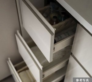 洗面化粧台下の引き出し収納