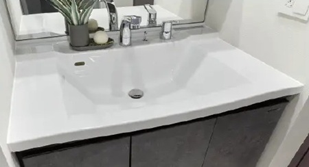 ボウル一体型カウンター