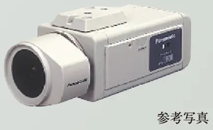 24時間稼働の防犯カメラ（リース※）