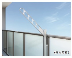 スライド昇降式物干金物
