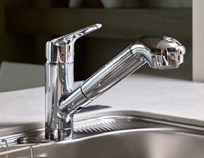 浄水器一体型シングルレバー水栓