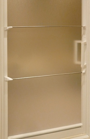 ドア外2段タオル掛け