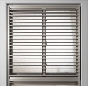 可動式ルーバー面格子