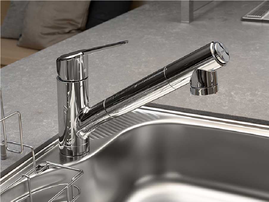 浄水器一体型シャワー水栓