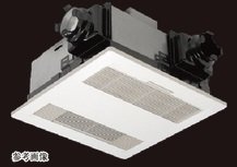 バス換気乾燥機
電気式セラミックヒータータイプ
