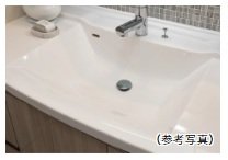 ボウル一体型洗面カウンター