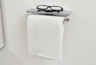 小物置付タオル掛け
