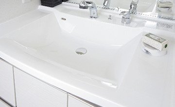 ボウル一体型洗面カウンター