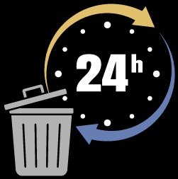 24時間ゴミ出し可能