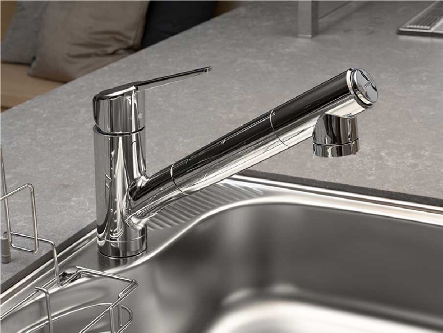 浄水器一体型シャワー水栓