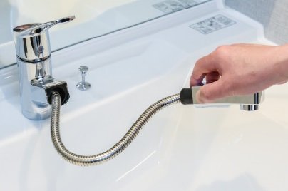 シングルレバー引出し混合水栓