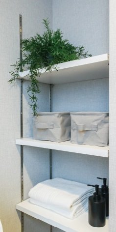 AMAZE POINT！タオル類などの保管に役立つリネン庫を全戸に採用。収納スペース