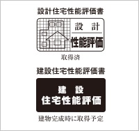 「住宅性能評価書」を取得予定