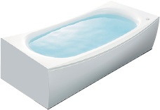 -選べる浴槽-
クレイドル浴槽 ゆりかごに包まれるような新感覚