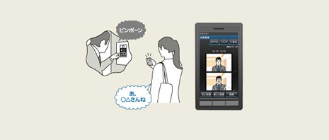 【メール通知サービス：来客通知】
