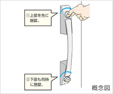 ［施錠追従機能］