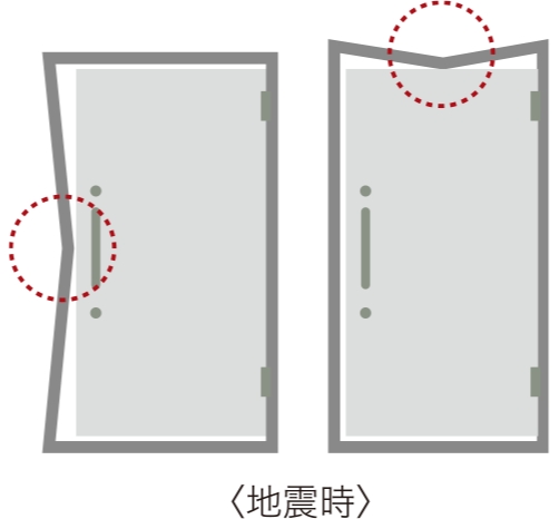 対震仕様玄関ドア